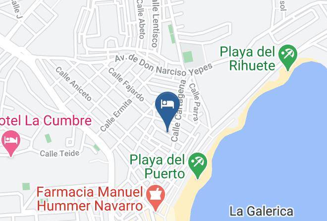 Murcia - Pension La Linea Maps