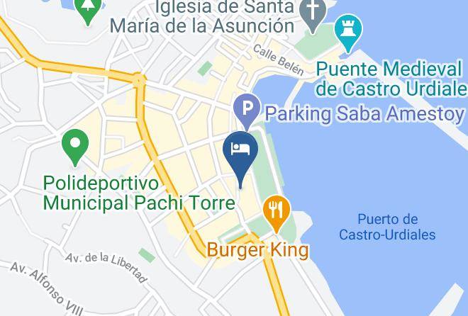 Castro Urdiales - Pension La Mar Maps