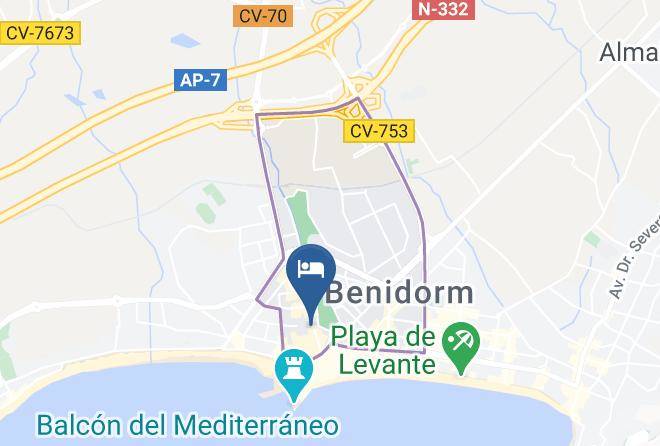 Alicante - Pension La Orozca Maps