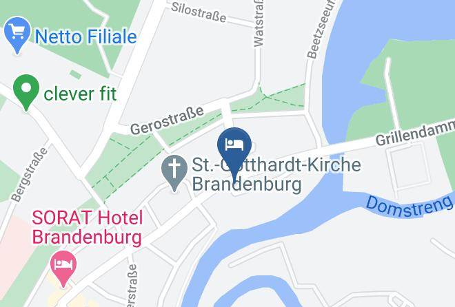 Brandenburg On The Havel - Pension La Rose Maps