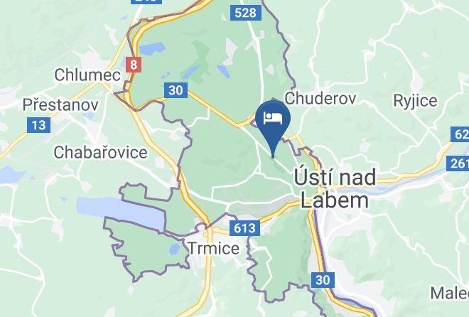 Usti Nad Labem - Pension Lada Maps