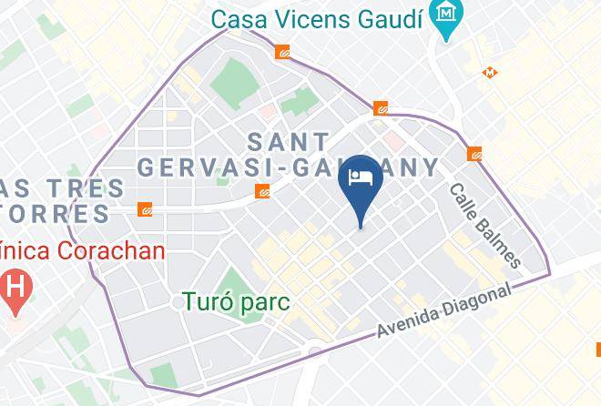 Barcelona - Pension Laforja Maps
