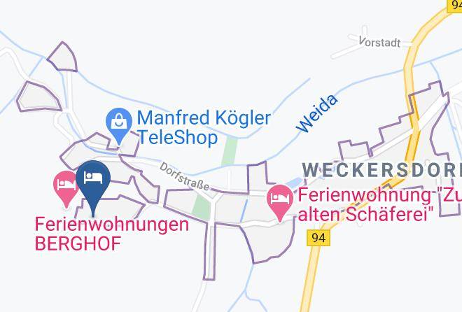 Greiz - Pension Landhof Weckersdorf Maps