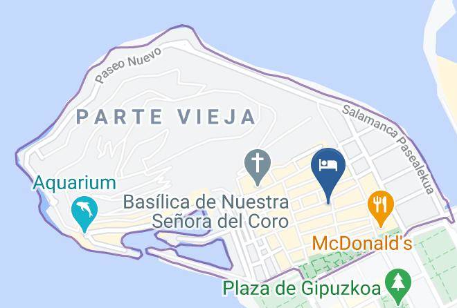 Gipuzkoa - Pension Larrea Maps