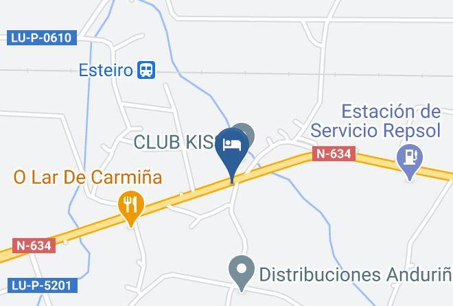 Lugo - Pension Las Catedrales Maps