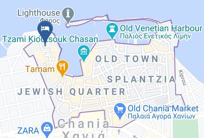 Khania - Pension Lena Maps