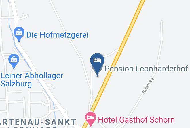Salzburg Umgebung - Pension Leonharderhof Maps