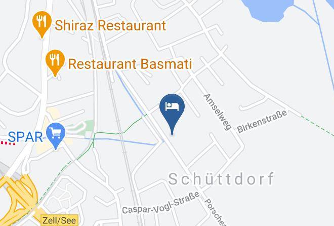 Zell Am See - Pension Lindenthaler Maps