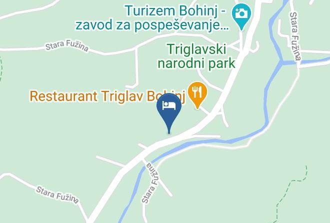 Bohinjska Bistrica - Majerca Hotel And Restaurant Maps