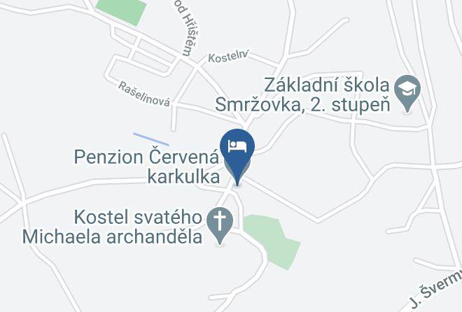 Jablonec Nad Nisou - Pension Little Red Riding Hood Maps