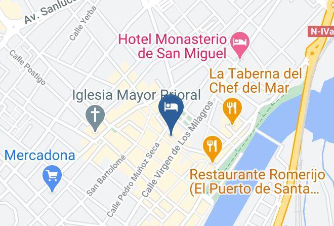 Cadiz - Pension Loreto Maps