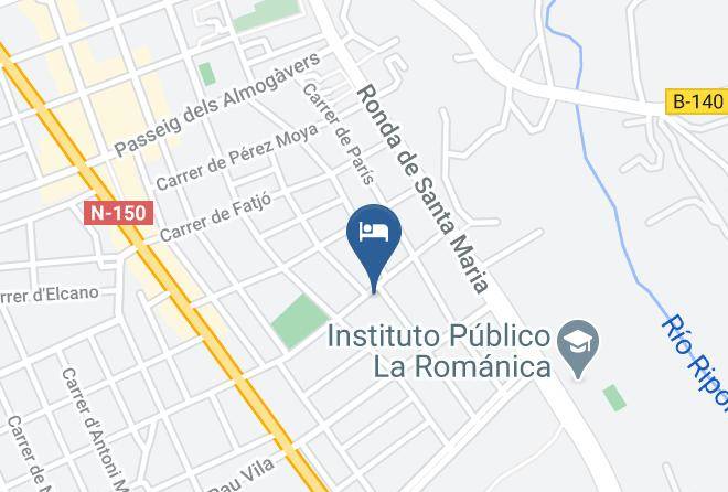 Barcelona - Pension Los Martinez Maps