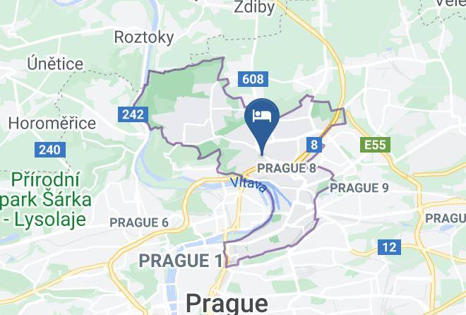 Prague - Pension Louda Maps