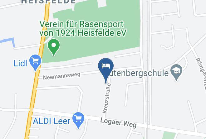 Leer - Pension Luttje Sunnblom Maps