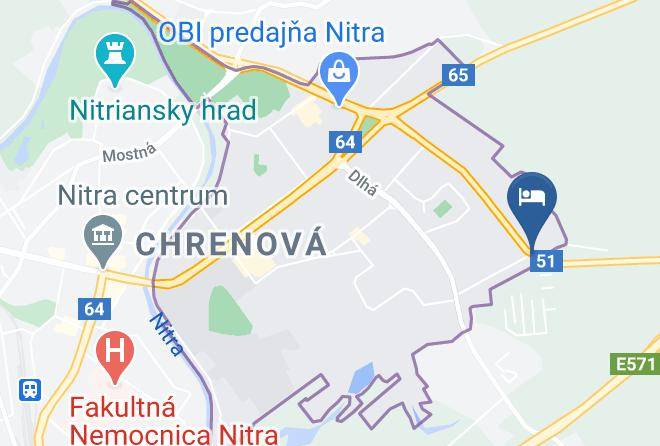 Nitra - Pension Lux Maps