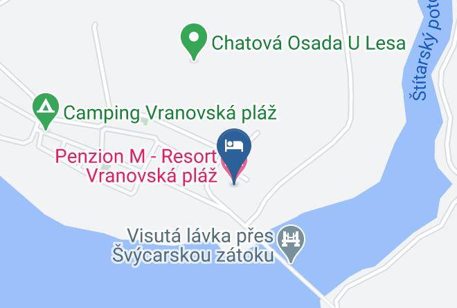 Znojmo - Pension M Vranovska Beach Resort Maps