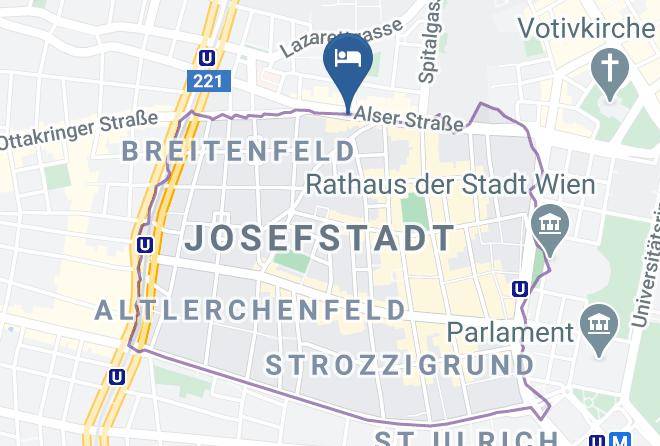 Vienna Alsergrund - Pension Madara Maps