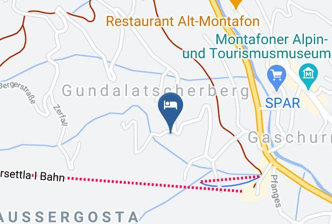Bludenz - Pension Maderer Fam Brugger U Wittwer Maps