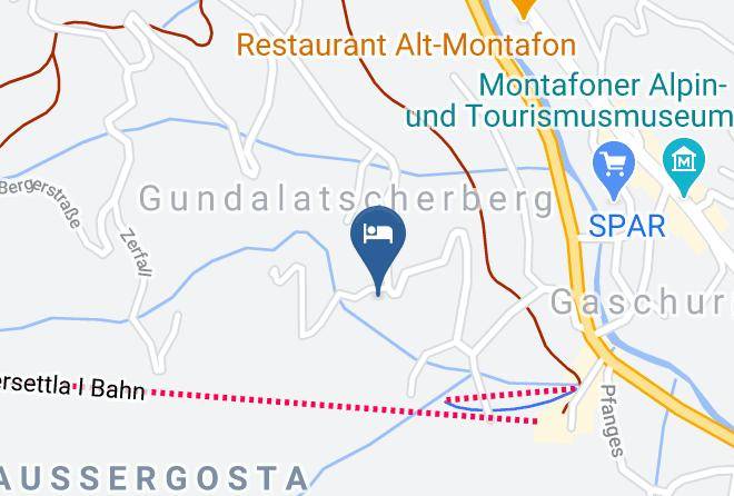 Bludenz - Pension Maderer Maps