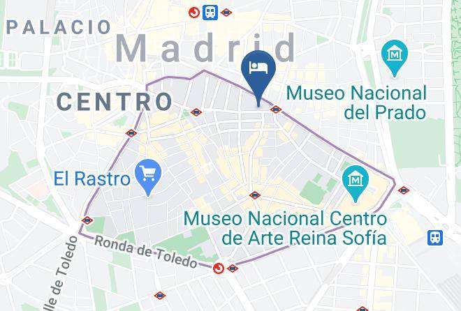 Madrid - Pension Magdalena Maps