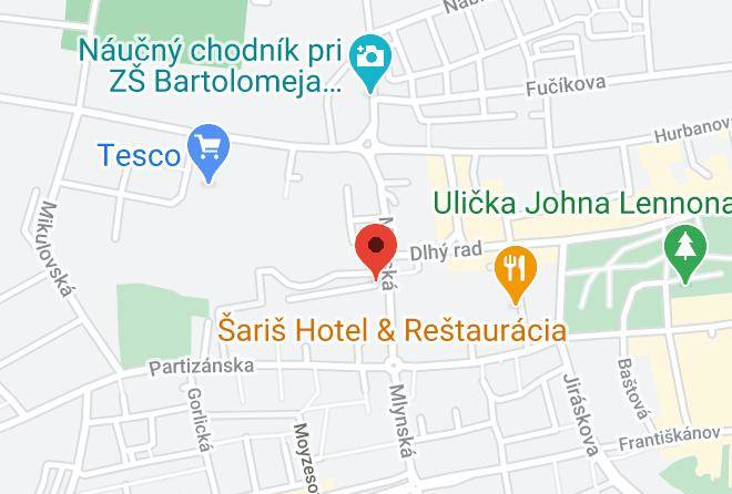 Bardejov - Pension Magura Maps