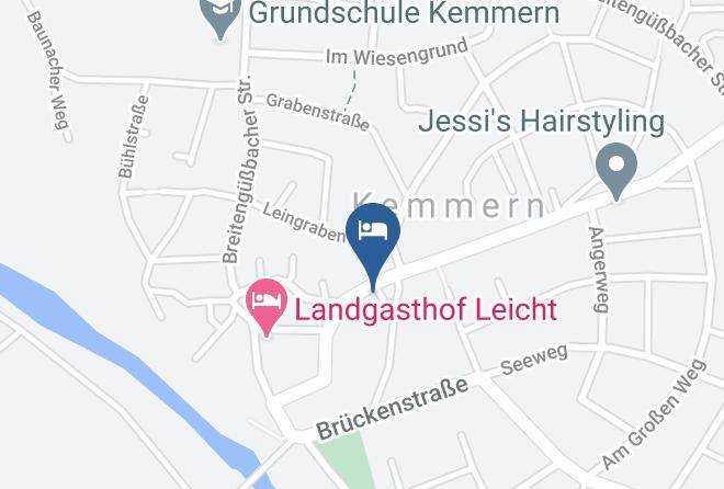 Bamberg - Pension Mainsommer Maps