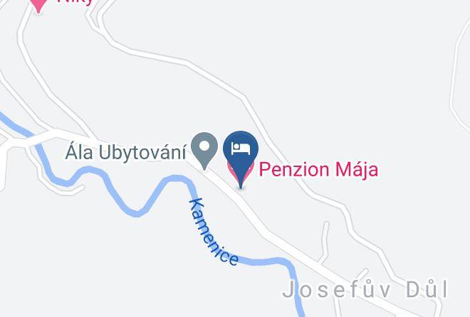 Jablonec Nad Nisou - Pension Maja Maps