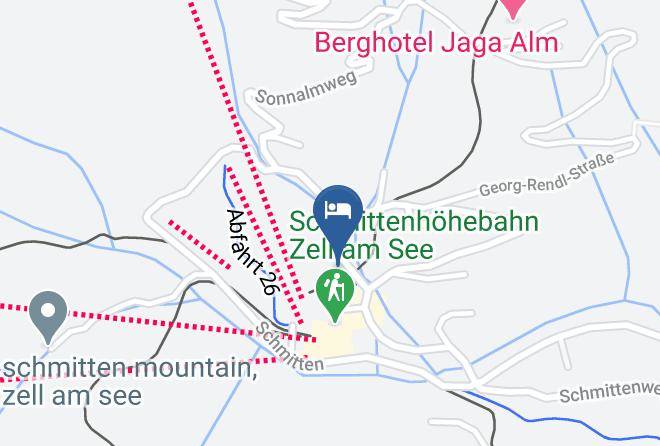 Zell Am See - Pension Margarete Maps