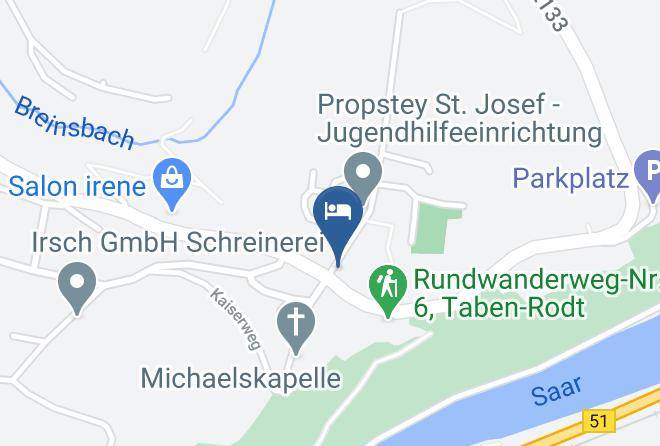 Trier Saarburg - Pension Margot Maps