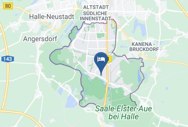 Halle - Pension Mariba Maps