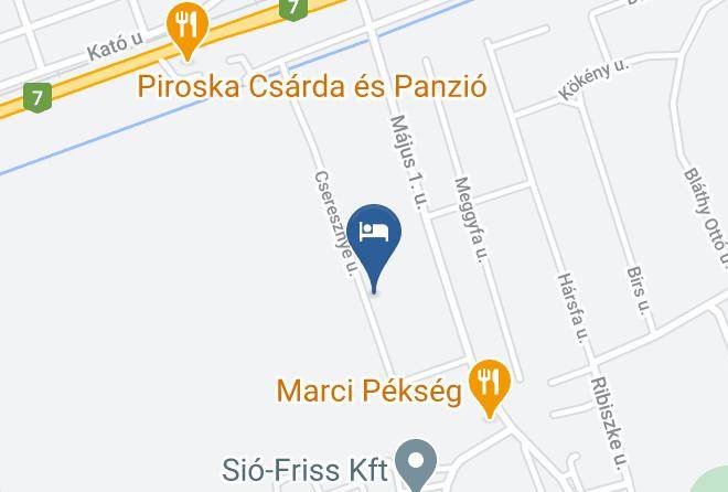 Siofok - Pension Marika Maps