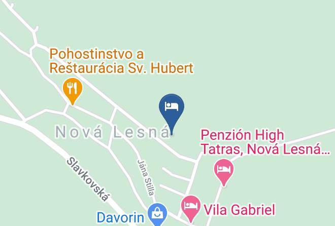 Poprad - Pension Matvej Maps