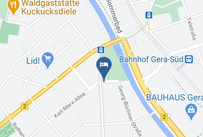 Gera - Pension Merbold Maps
