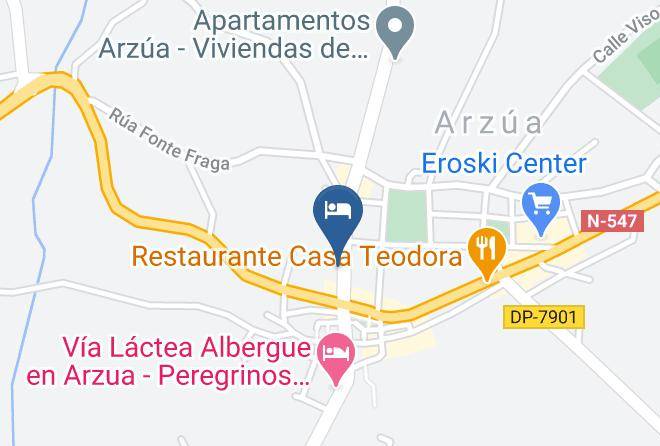 Auna - Pension Meson Do Peregrino Maps