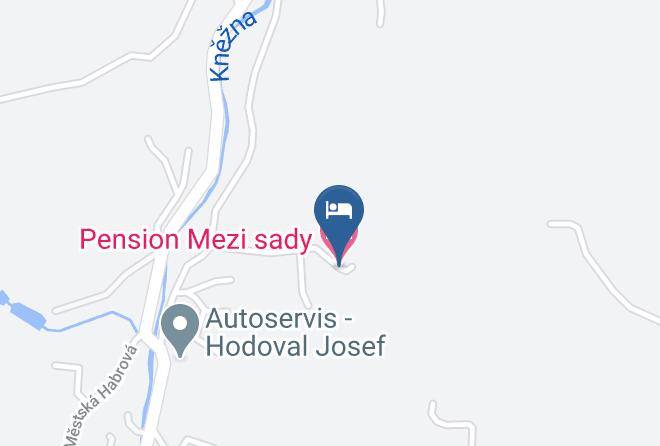 Rychnov Nad Kneznou - Pension Mezi Sady Maps