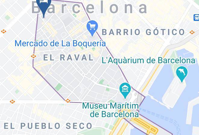 Barcelona - Pension Miami Maps