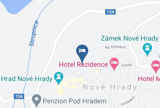 Ceske Budejovice - Pension Mibor Maps