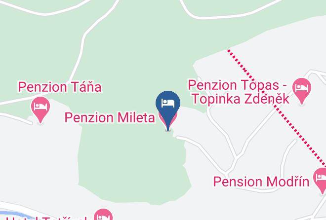 Trutnov - Pension Mileta Maps