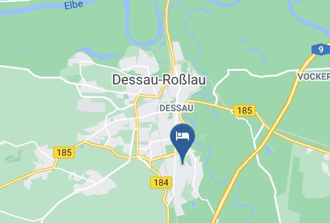Dessau Roslau - Pension Mitschke In Der Gropiussiedlung Maps