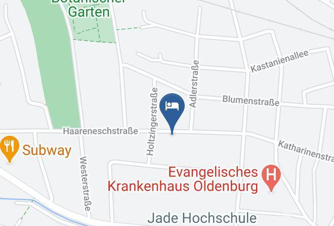 Oldenburg - Pension Mitte Maps