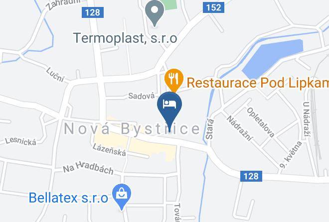 Jindrichuv Hradec - Pension Mnich Maps