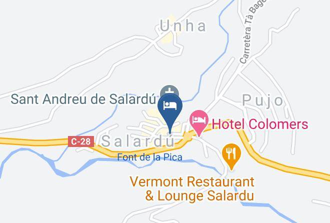 Lleida - Pension Montanha Salardu Val D'aran Maps