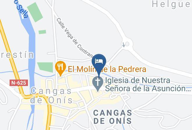 Asturias - Pension Monteverde Maps