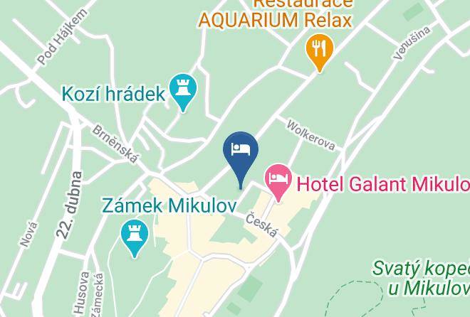 Breclav - Pension Moravia Maps