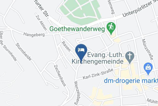 Ilm Kreis - Pension Morgentau Ug Maps