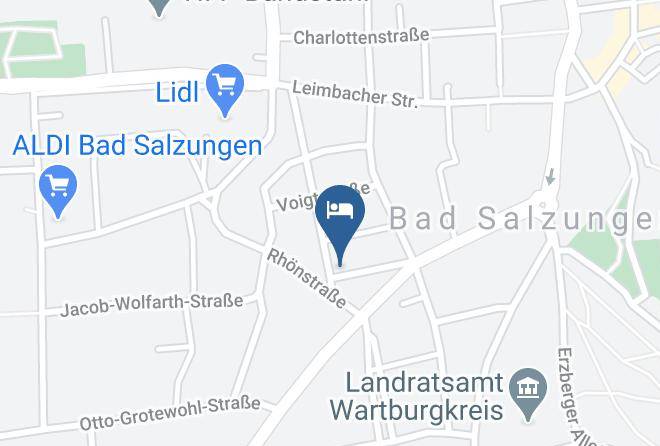 Wartburgkreis - Hotel Pension Morgenweck Maps