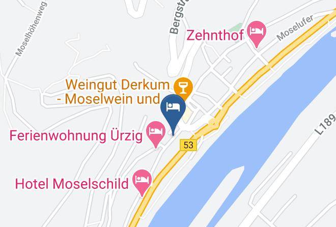 Bernkastel Wittlich - Pension Moselufer Maps