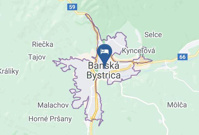 Banska Bystrica - Pension Moyzes Maps