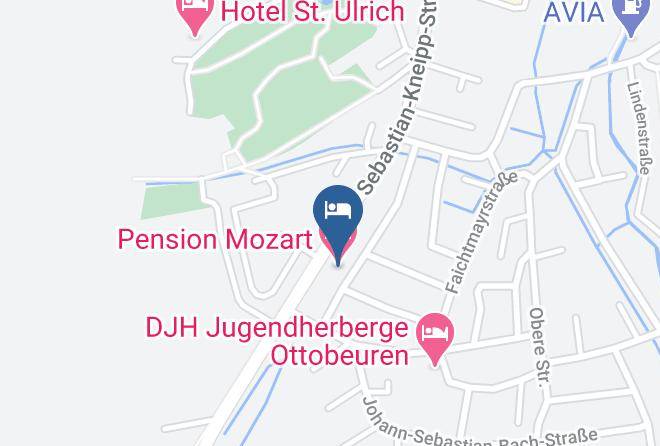 Unterallgau - Pension Mozart Maps