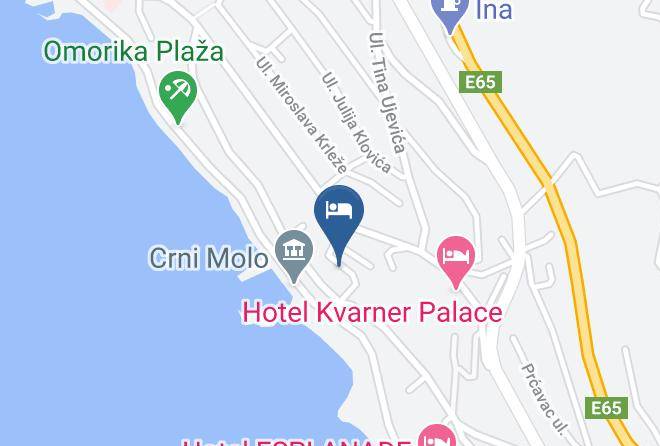 Crikvenica - Pension Mudrazija Maps